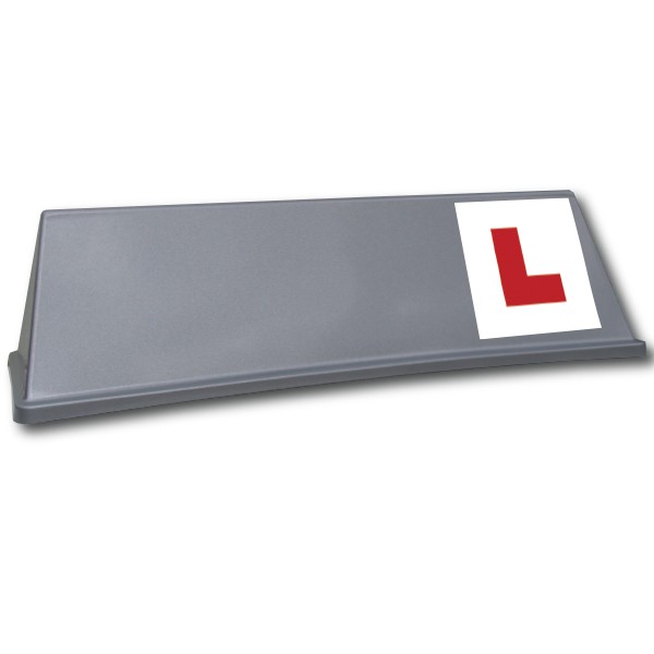 Silver Rover Roof Sign with Ls applied